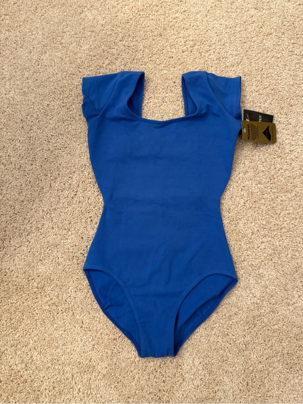 So Danca Royal Blue Scoop Neck One-Piece Leotard